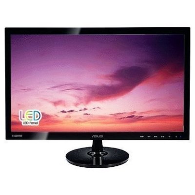  23.6" Asus VS247H-P Black, LED, 1920x1080, 2ms, 300 cd/m2, ASCR 50M:1, D-Sub, DVI-D (HDCP),