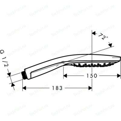 Hansgrohe Raindance 150 EcoSmart   3- ,   (28588400)