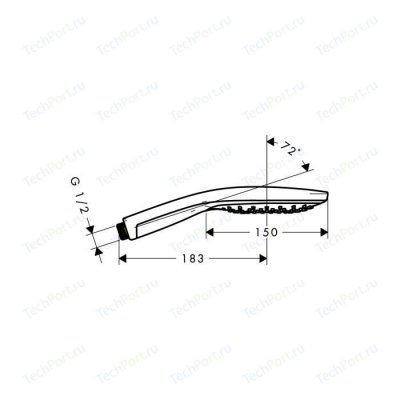 Hansgrohe  Raindance Select 150 AIR 3 iet, / (28587400)