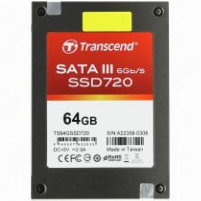 Transcend TS64GSSD720   SSD 2.5"" 64GB 720 SATA-III 2.5" Slim