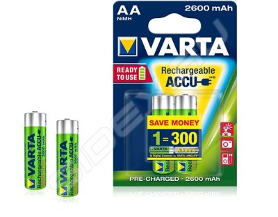   AA (Varta Mignon Accu 05716101402) (2600mAh, 2 )