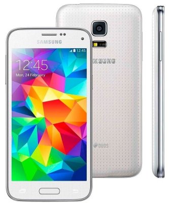  Samsung Galaxy S5 mini Duos 16Gb White SM-G800HZWDSER (SM-G800HZWDSER)