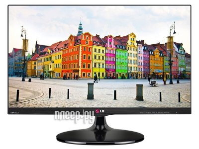  23" LG 23EA63V Flatron Black (LED, IPS, Wide, 1920x1080, 5 ms, 178/178, 250 cd/m, 10"000"0