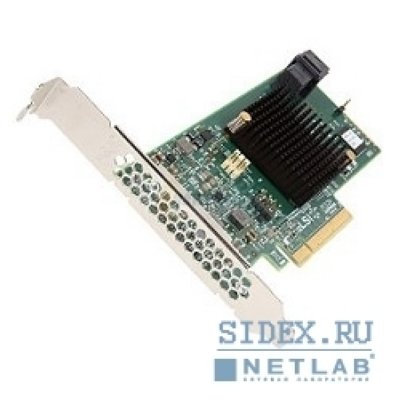  LSI00406 LSI MegaRAID SAS 9341-4i (LSI00406) (RTL) PCI-Ex8, 4-port SAS, SATA 12Gb, s RAID