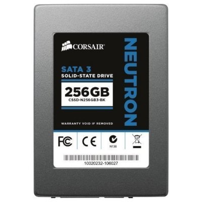   HDD 256Gb SSD Corsair Neutron Series (CSSD-N256GB3-BK, SATA-III, 2.5", MLC)