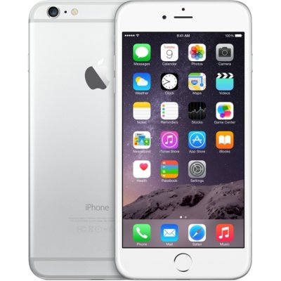  Apple iPhone 6 Plus (MGA92RU/A 16Gb Silver) (A8, 5.5" 1920x1080 Retina, 4G+BT+WiFi+GPS/