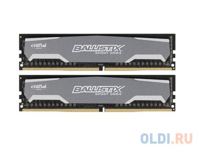  DDR4 16Gb (pc-19200) 2400MHz Crucial 2x8Gb Ballistix Sport CL16 DR x8 (BLS2C8G4D240FSA)