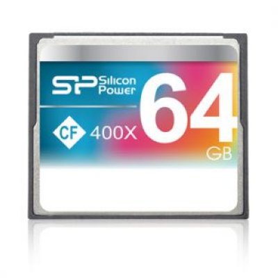 Silicon Power SP064GBCFC400V10   64GB Compact Flash Card 400x