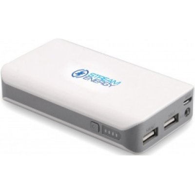    Stream Energy VP034 7800 mAh White/ Gray