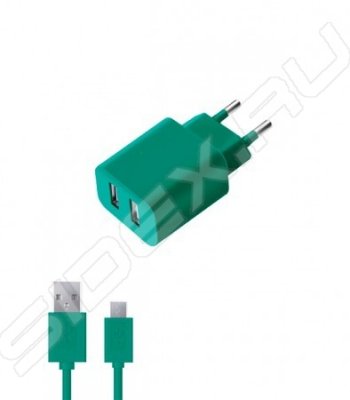    2 USB 2,1  + - microUSB (Deppa Ultra Colors 11367) (