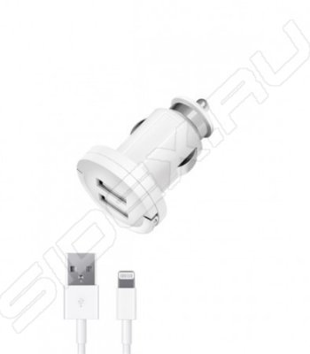    2 x USB 2.1  + - 8-pin  Apple (Deppa Ultra 11254) (