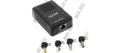 PoE- UPVEL UP-104GS 10/100/1000 / (   5V, 9V, 12V DC, 