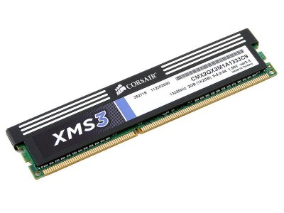   2Gb PC3-10600 1333MHz DDR3 DIMM Corsair XMS3 9-9-9-24 CMX2GX3M1A1333C9