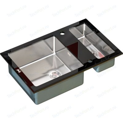 ZorG  INOX-GLASS 800*510 (GL-8051-2-BLACK)