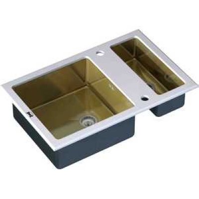 ZorG  INOX-GLASS 800*510 (GL-8051-2-WHITE-BRONZE)