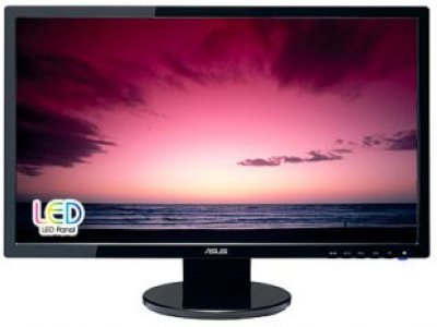  24" ASUS VE247T TN LED 1920x1080 2ms VGA DVI