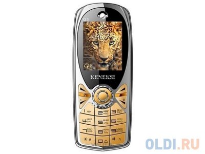   KENEKSI Q3 Golden 1.77"" 128x160 2 Sim Bluetooth  Q3 Golden