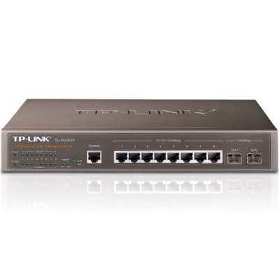  TP-Link TL-SG3210 JetStream   8-  2   2 SFP