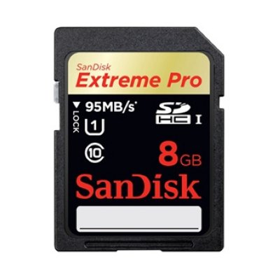 (SDSDXPA-008G-X46)   SanDisk,  SDHC Extreme Pro, 8 