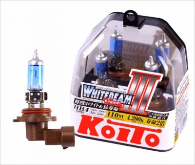   KOITO HB4 9006 Whitebeam 4200K 12V 55W,  2 , P0757W