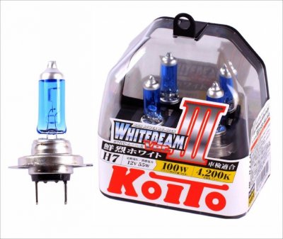   KOITO H7 Whitebeam 4200K 12V 55W,  2 , P0755W