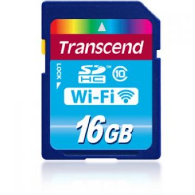   16Gb - Transcend - Secure Digital HC Class 10   WiFi  TS16GWSDHC10 (