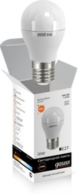   Gauss LED Elementary Candle 6W E27 2700K LD33216