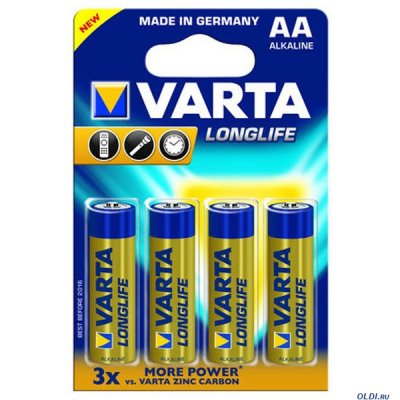  VARTA Long Life AA  4 04106101414