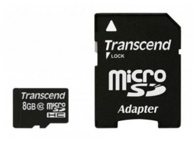   microSDHC 8    SDTranscend class 10 (TS8GUSDHC10)