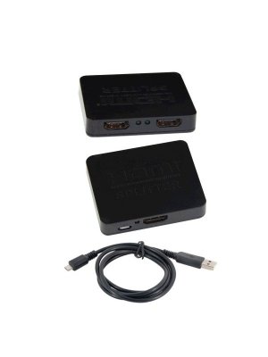  HDMI Splitter Orient HSP0102, 1-)2, HDMI 1.4/3D, HDTV1080p/1080i/720p, HDCP1.2, 