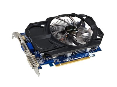  Gigabyte Radeon R7 240 900Mhz PCI-E 3.0 2048Mb 1800Mhz 128 bit DVI HDMI HDCP GV-R724OC-2G