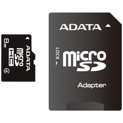   8Gb - A-Data - Micro Secure Digital HC Class 4 AUSDH8GCL4-RA1    SD