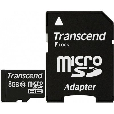   8Gb - Transcend - Micro Secure Digital HC Class 10 TS8GUSDHC10    SD