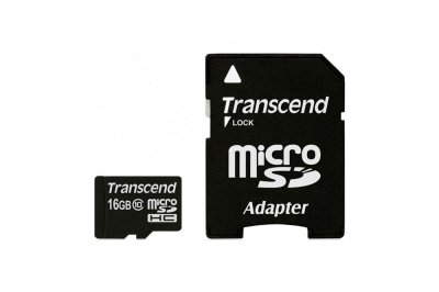   16Gb - Transcend - Micro Secure Digital HC Class 10 TS16GUSDC10