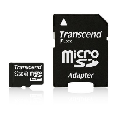   32Gb - Transcend - Micro Secure Digital HC Class 10 TS32GUSDHC10    SD