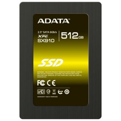   HDD 512Gb SSD A-DATA XPG SX910 (ASX910S3-512GM-C, SATA-III, 2.5", MLC)