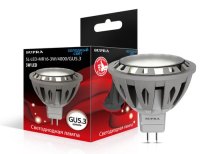   Supra LED SL-LED-MR16-3W/4000/GU5.3