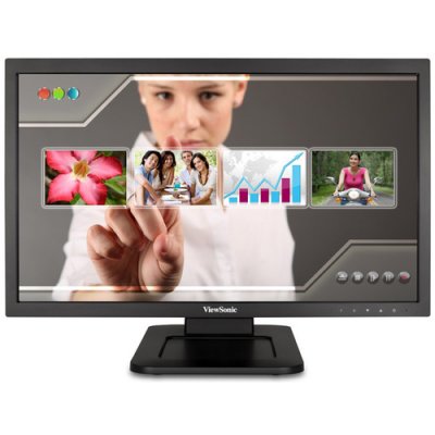  21.5" Viewsonic TD2220, LED, 1920x1080, 5ms, 200 cd/m2, 20M:1, D-sub, DVI-D, 2  x 2, Black,