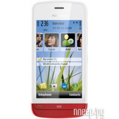  Nokia C5-06 White Red