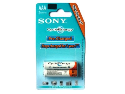  HR03/AAA SONY cycle energy BLUE 800mAh 2 