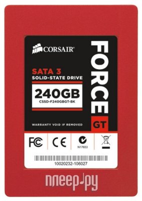   SSD 2.5" 240 Gb Corsair SATA 3 Force GT series (CSSD-F240GBGT-BK)