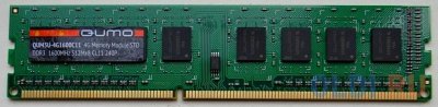   4Gb PC3-12800 1600MHz DDR3 DIMM QUMO QUM3U-4G1600C11