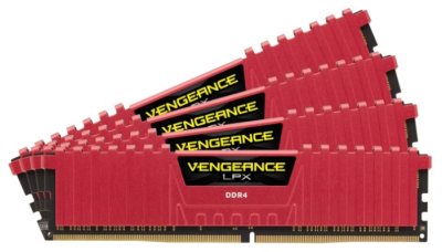   DDR4 16Gb 2666MHz PC-21300 Corsair Vengeance LPX (CMK16GX4M4A2666C16R) 4x4Gb KIT