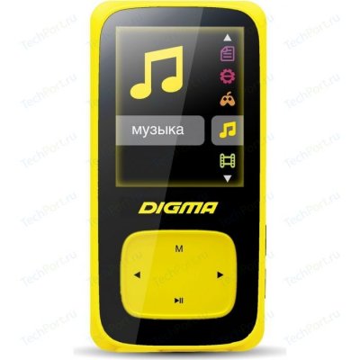  MP3 flash Digma Cyber C2 4Gb Yellow