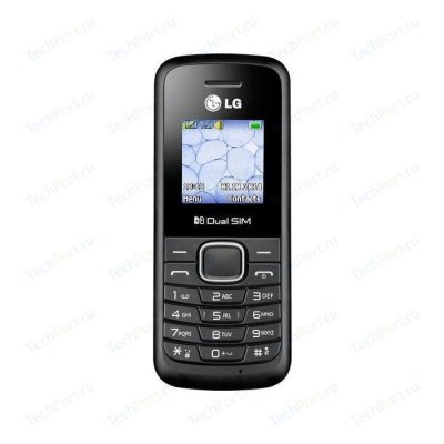   LG B220 Dual Sim Black (QuadBand, 1.45" 128x128, 66 )