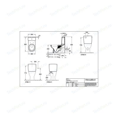 Villeroy Boch O"Novo   36*69,5 ,  ,  (5658 10 01)