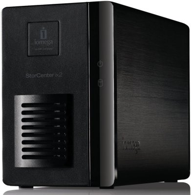 Iomega (EMC) StorCenter ix2   2TB 1*2TB (Marvell 1.6GHz,256MB,2*HDD,RAID 1,GLan,Bit