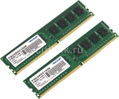   PATRIOT Signature PSD48G2133K DDR4 ; 2x 4 