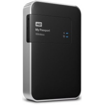     2.5" 1000Gb WD My Passport Wireless WDBK8Z0010BBK-EESN USB3.0 