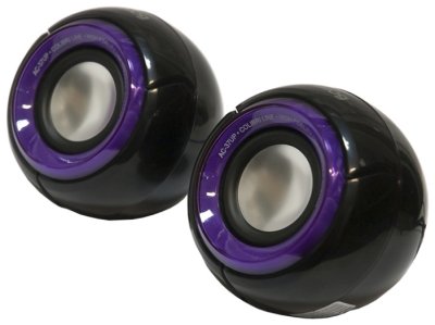  Dialog AC-37UP (Black-Violet) (2x3W,   USB)